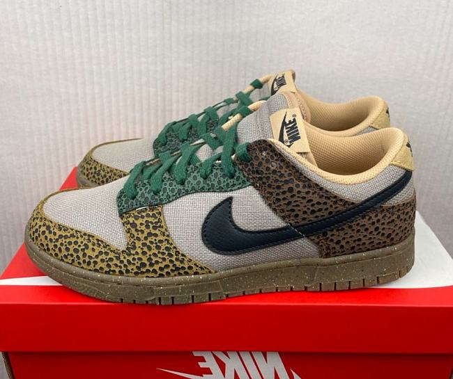 Nike Dunk Low Safari Golden Moss DX2654-200 - 1