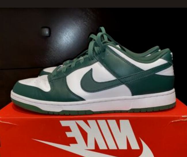 Nike Dunk Low Michigan State DD1391-101 - 1