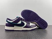 Nike Dunk Low Chenille Swoosh Sail Grand Purple DQ7683-100 - 4