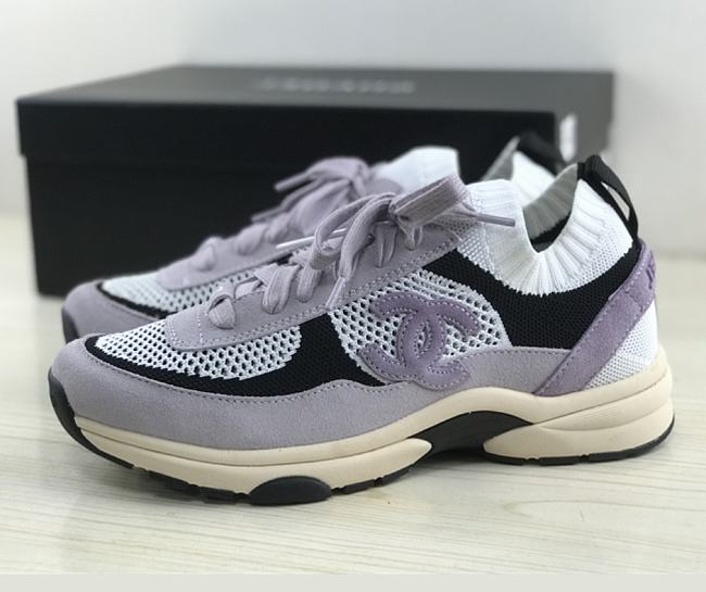 Chanel Low Top Trainer Light Purple - 1