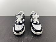 A Bathing Ape Bape Sta Patent Leather Black White 001FWI701002I - 5