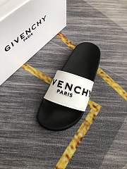 Givenchy Paris Signature Slides Black White - 6