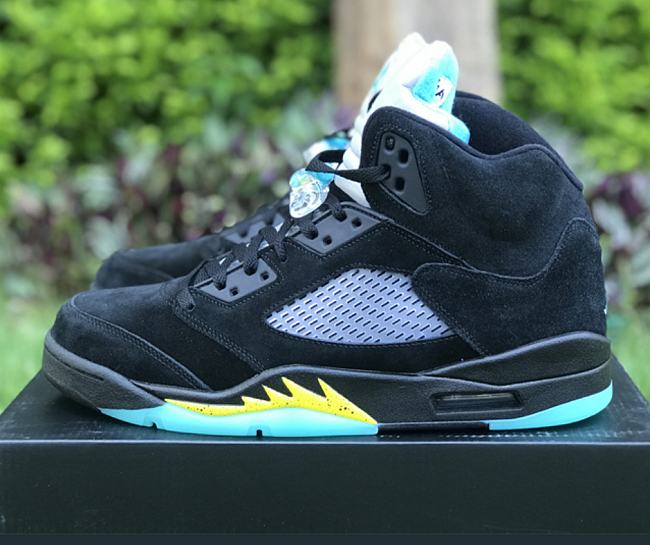 Air Jordan 5 Aqua Black Topaz Reflective DD0587-047 - 1