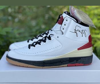 Air Jordan 2 Retro High SP Off-White White Red DJ4375-101