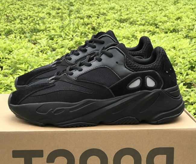 Adidas Yeezy Boost 700 Wave Runner Solid All Black B75576 ​ - 1