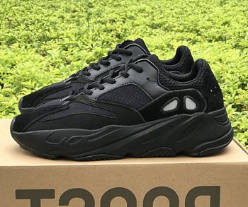 Adidas Yeezy Boost 700 Wave Runner Solid All Black B75576 ​