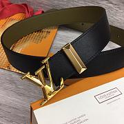 Louis Vuitton Belt LV Pyramide 35MM Kaki - 5