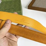 Gucci Blondie Belt Light Brown Suede 690557 CA00G 8351 - 6