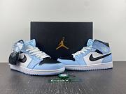 Air Jordan 1 Mid Ice Blue 555112-401 - 6