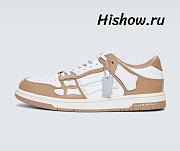 AMIRI Skel Top Low White Tan - 1