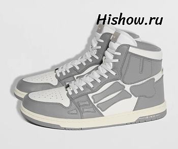 AMIRI Skel Top Hi Grey White SS22MFS002-043