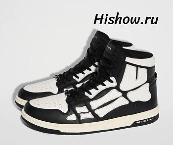 AMIRI Skel Top Hi White Black