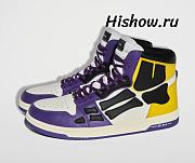 AMIRI Skel Top Hi Purple Gold Black White PS22MFS002-511 - 1