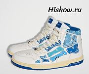 AMIRI Skel Panelled High Top Bandana Blue - 1