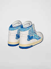 AMIRI Skel Panelled High Top Bandana Blue - 2