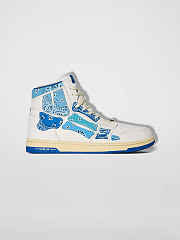 AMIRI Skel Panelled High Top Bandana Blue - 3