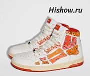 AMIRI Skel Panelled High Top Bandana Orange - 1