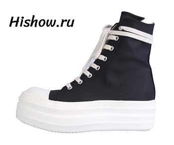 Rick Owens DRKSHDW Double Bumper High Black DS19F6803 MU 09