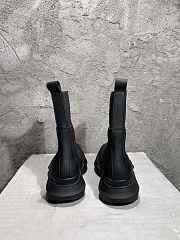 Rick Owens DRKSHDW Black Abstract Beetle Boots - 2