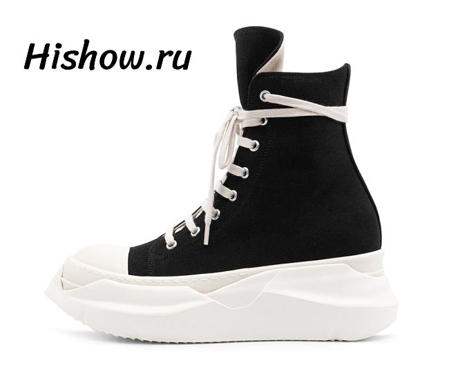 Rick Owens Abstract High Top Black Milk DU21S2840 TNAP 91111 - 1