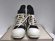 Rick Owens DRKSHDW Black Canvas High Top - 5