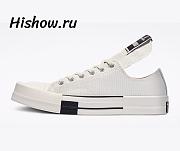 Converse TURBODRK Chuck Taylor All-Star 70 Low Rick Owens DRKSHDW White - 1