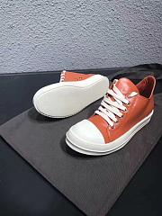 Rick Owens Strobe Low Top Orange RU02B2891LCG - 3