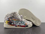 Louis Vuitton Nike Air Force 1 Mid By Virgil Abloh Graffiti - 5