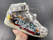 Louis Vuitton Nike Air Force 1 Mid By Virgil Abloh Graffiti - 2