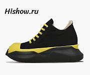 Rick Owens DRKSHDW Low Abstract Canvas Yellow - 1