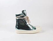 Rick Owens DRKSHDW High Top Green Metallic - 3