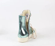 Rick Owens DRKSHDW High Top Green Metallic - 5