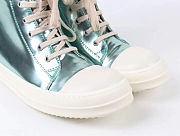 Rick Owens DRKSHDW High Top Green Metallic - 6