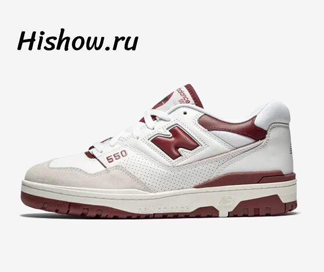 New Balance 550 Sea Salt Burgundy BB550LI1 - 1