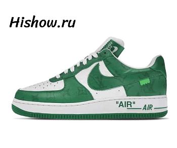 Louis Vuitton Nike Air Force 1 Low By Virgil Abloh White Green