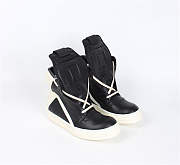 Rick Owens Geobasket High Top Black And Milk - 2