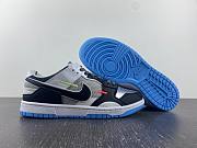 Nike Dunk Low Scrap Black Neutral Grey University Blue White DN5381-001 - 4