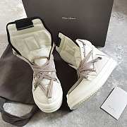 Rick Owens Tonal Tecuatl Geobasket White - 4