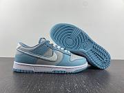 Nike Dunk Low Retro Fleece Swoosh Worn Blue FB1871-011 - 6