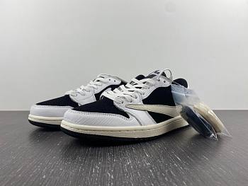 Air Jordan 1 Low Fragment x Travis Scott Black White