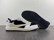 Air Jordan 1 Low Fragment x Travis Scott Black White - 5