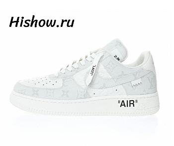 Louis Vuitton Nike Air Force 1 Low By Virgil Abloh Grey AEU3BM16M691