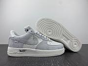 Louis Vuitton Nike Air Force 1 Low By Virgil Abloh Grey AEU3BM16M691 - 3