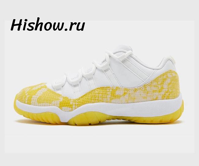 Air Jordan 11 Low Yellow Snakeskin AH7860-107 - 1