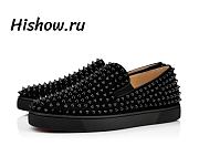 Christian Louboutin Roller-Boat Mens Flat Black - 1