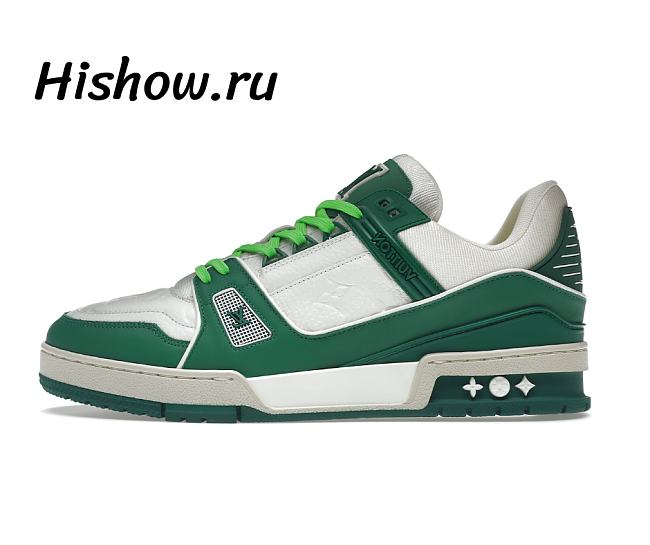 Louis Vuitton LV Trainer Sneaker Low Green - 1