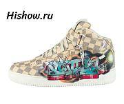 Louis Vuitton Nike Air Force 1 Mid By Virgil Abloh Graffiti - 1