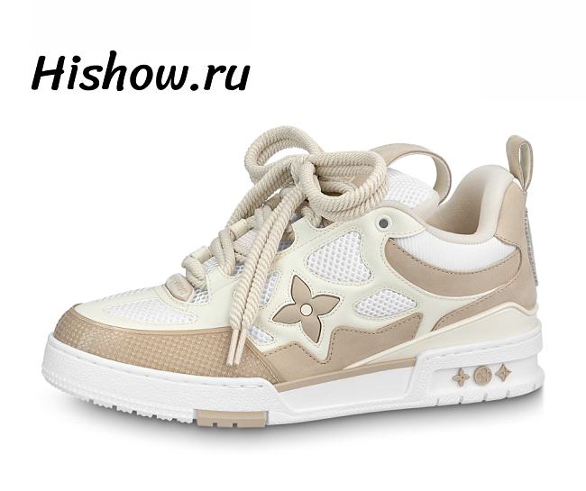 Louis Vuitton LV Skate Sneaker Beige White 1AARQH - 1