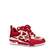 Louis Vuitton LV Skate Sneaker Red White 1AARS5 - 3