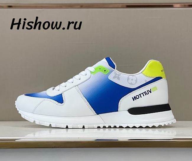 Louis Vuitton V2021 Run Away White Blue  - 1